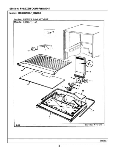 FREEZER COMPARTMENT