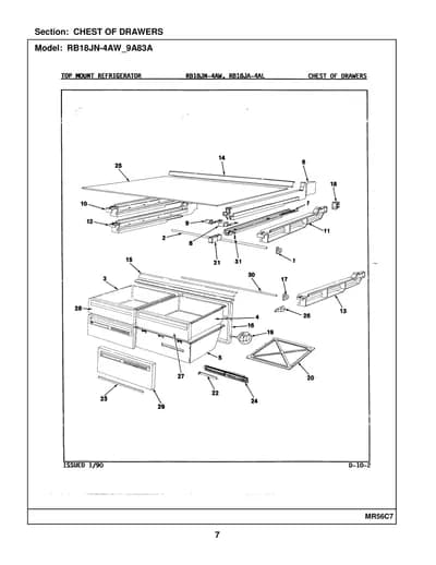 CHEST OF DRAWERS
