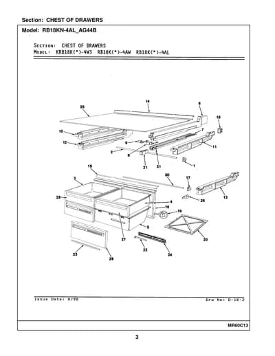 CHEST OF DRAWERS