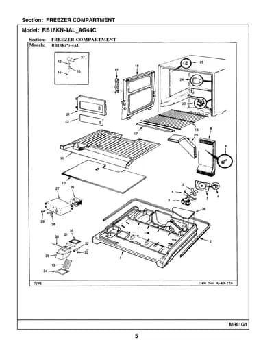 FREEZER COMPARTMENT
