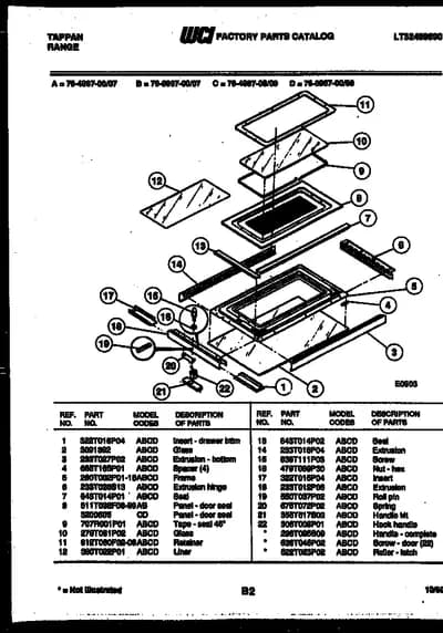 TOP DOOR PARTS