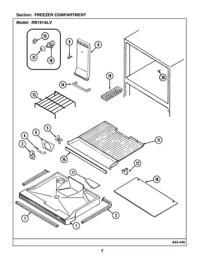 FREEZER COMPARTMENT