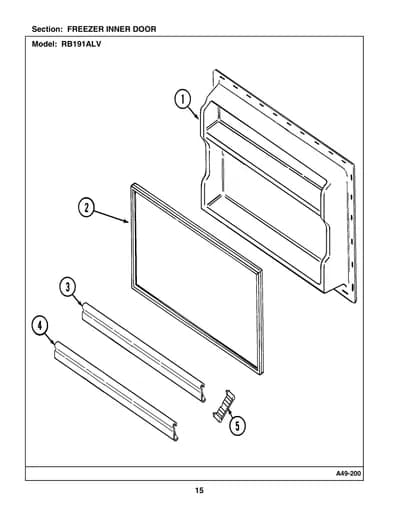 FREEZER INNER DOOR