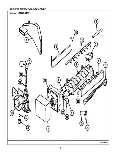 OPTIONAL ICE MAKER