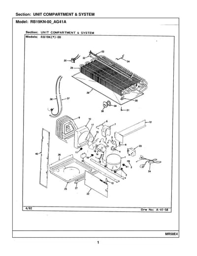 UNIT COMPARTMENT & SYSTEM