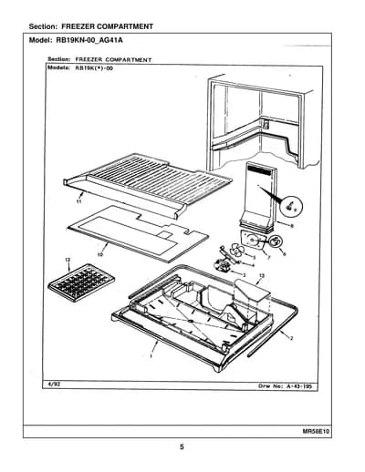 FREEZER COMPARTMENT