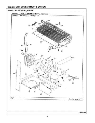 UNIT COMPARTMENT & SYSTEM