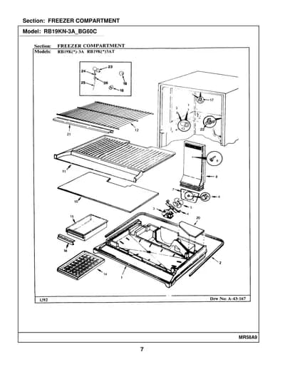 FREEZER COMPARTMENT