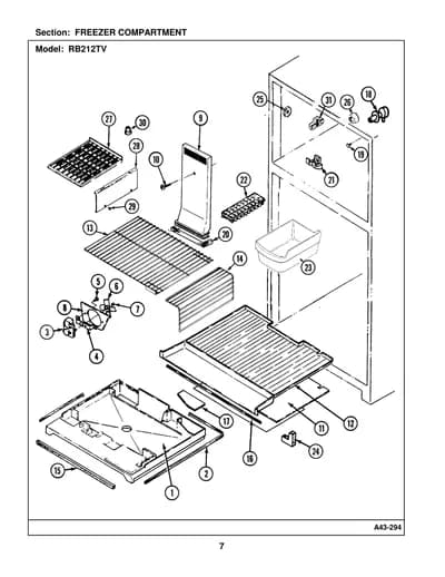 FREEZER COMPARTMENT