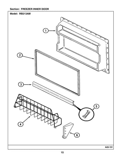 FREEZER INNER DOOR