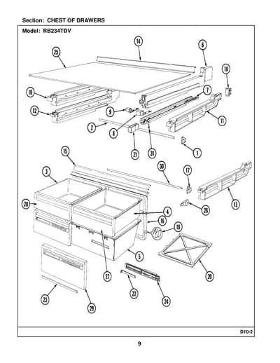 CHEST OF DRAWERS