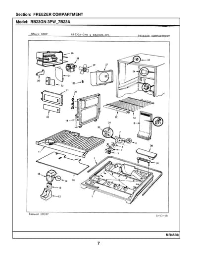 FREEZER COMPARTMENT