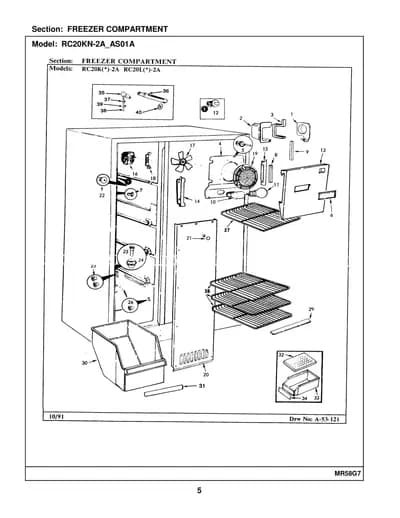 FREEZER COMPARTMENT