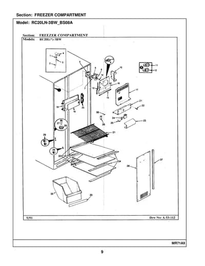 FREEZER COMPARTMENT