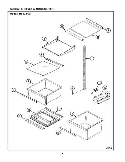 SHELVES & ACCESSORIES