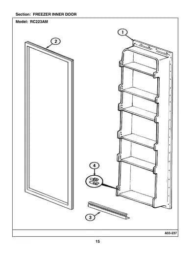FREEZER INNER DOOR