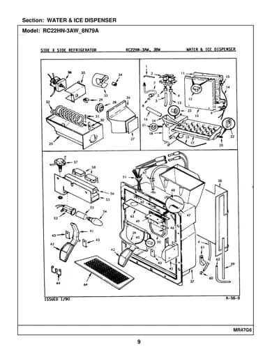WATER & ICE DISPENSER