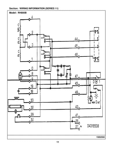 WIRING INFORMATION (SERIES 11)
