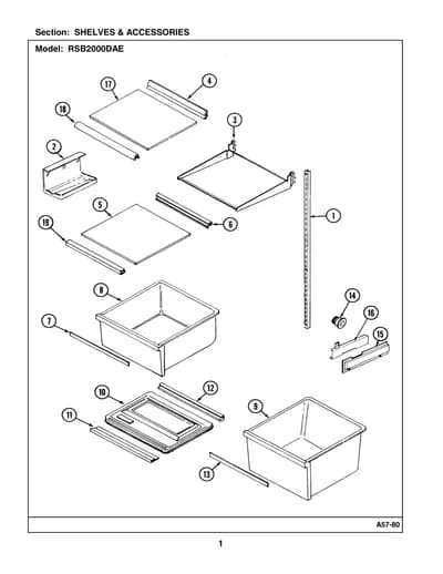SHELVES & ACCESSORIES