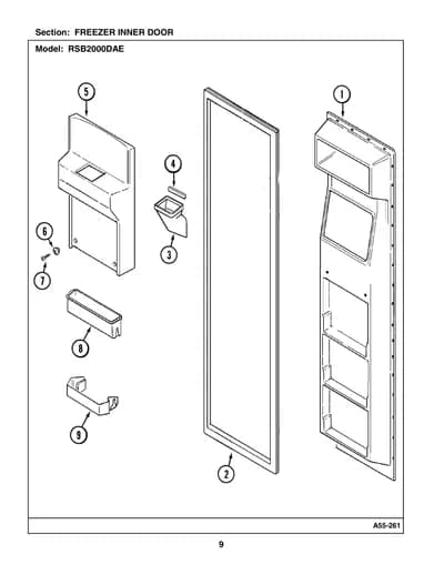 FREEZER INNER DOOR