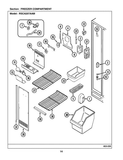FREEZER COMPARTMENT