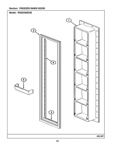 FREEZER INNER DOOR