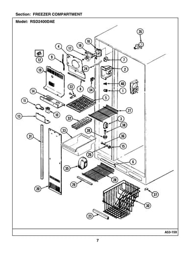 FREEZER COMPARTMENT