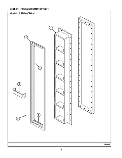 FREEZER DOOR (INNER)