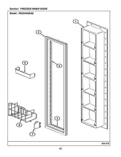 FREEZER INNER DOOR