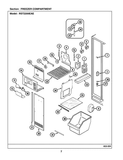FREEZER COMPARTMENT