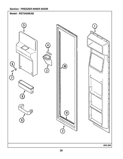 FREEZER INNER DOOR