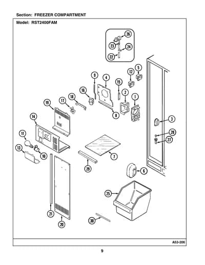 FREEZER COMPARTMENT