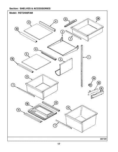 SHELVES & ACCESSORIES