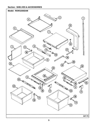SHELVES & ACCESSORIES