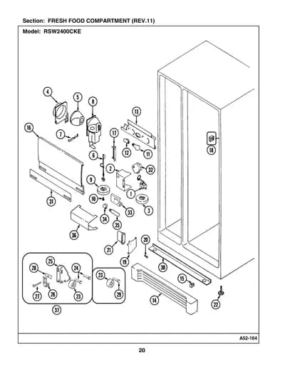 FRESH FOOD COMPARTMENT (REV.11)
