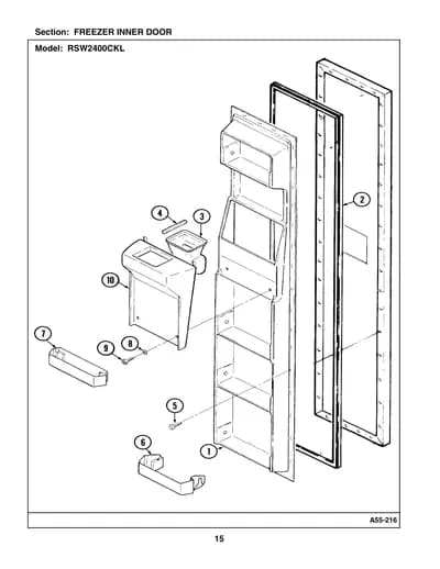FREEZER INNER DOOR
