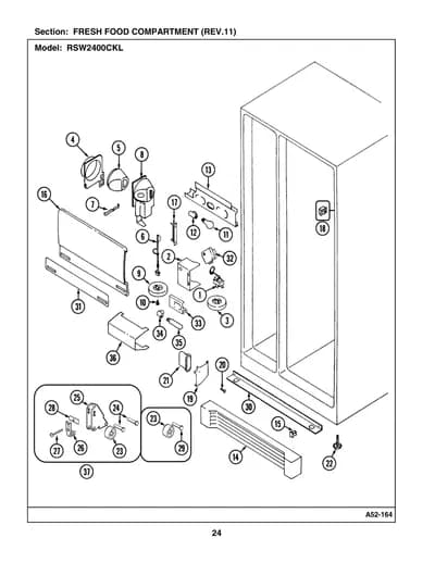 FRESH FOOD COMPARTMENT (REV.11)