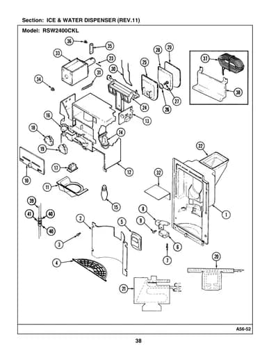 ICE & WATER DISPENSER (REV.11)