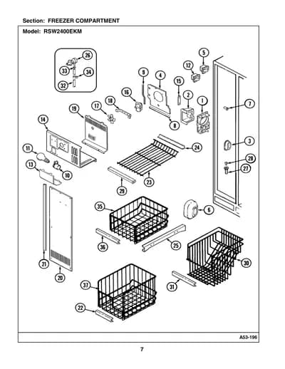 FREEZER COMPARTMENT