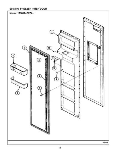 FREEZER INNER DOOR