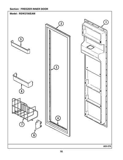 FREEZER INNER DOOR