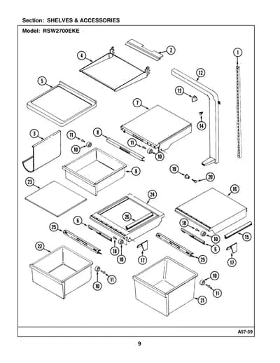 SHELVES & ACCESSORIES