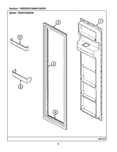 FREEZER INNER DOOR