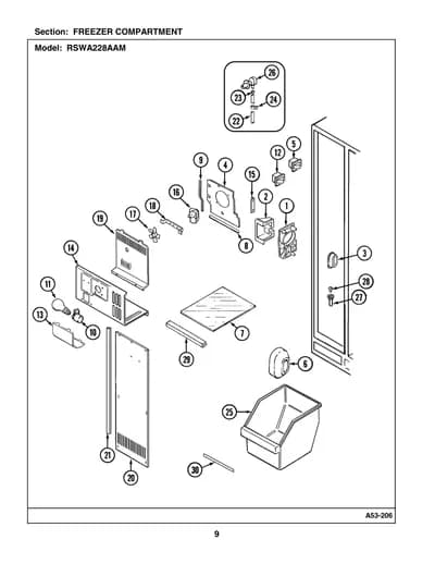 FREEZER COMPARTMENT