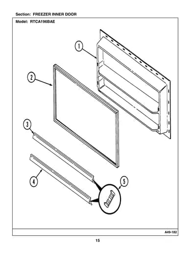 FREEZER INNER DOOR