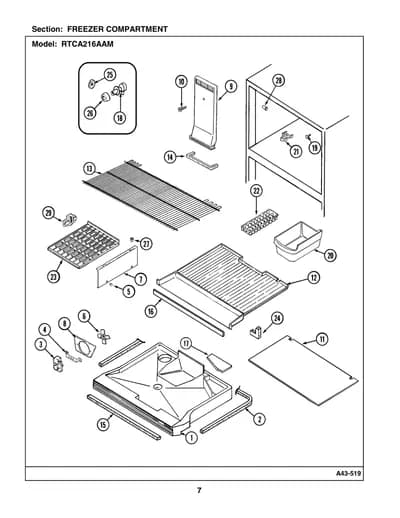 FREEZER COMPARTMENT