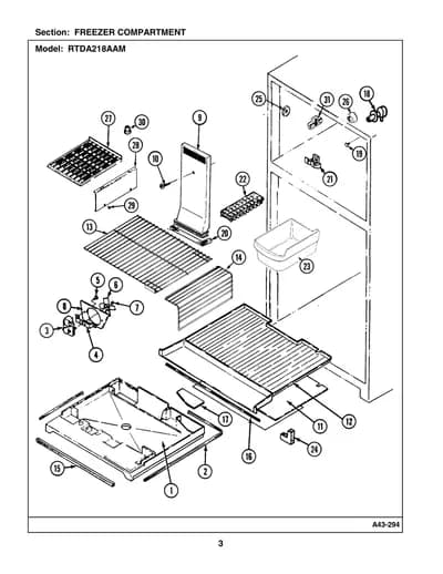 FREEZER COMPARTMENT