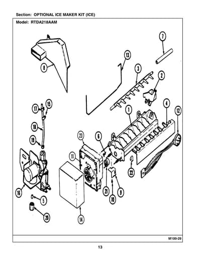 OPTIONAL ICE MAKER KIT (ICE)