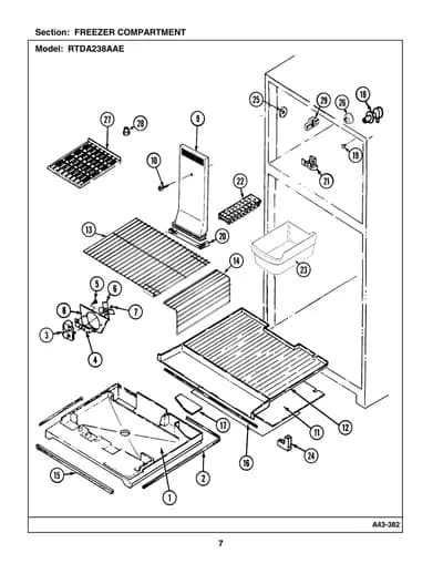 FREEZER COMPARTMENT