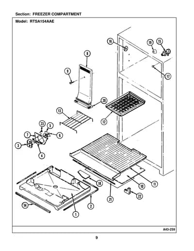FREEZER COMPARTMENT